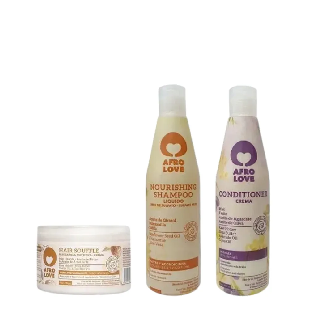 Pack Afro Love Limpieza Shampoo Nourishing